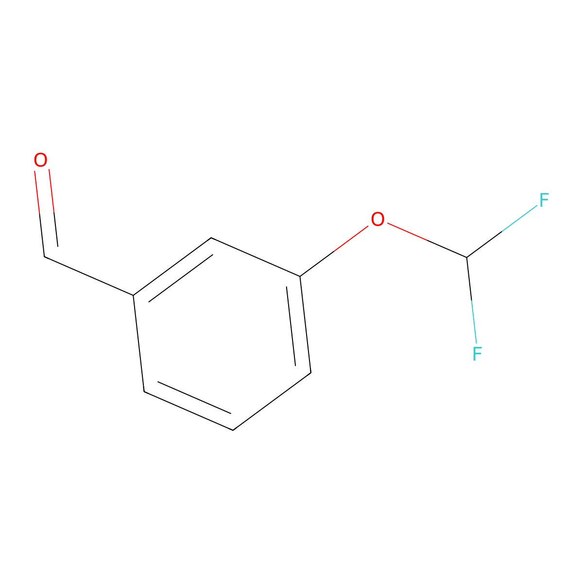 3-(Difluoromethoxy)benzaldehyde molecular structure, CAS 85684-61-3