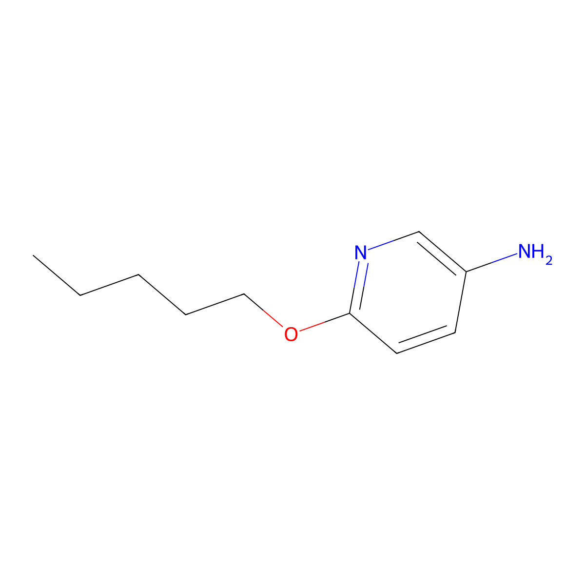 6-(Pentyloxy)pyridin-3-amine molecular structure, CAS 856848-43-6