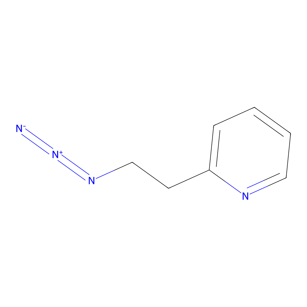 2-(2-Azidoethyl)pyridine molecular structure, CAS 856849-81-5