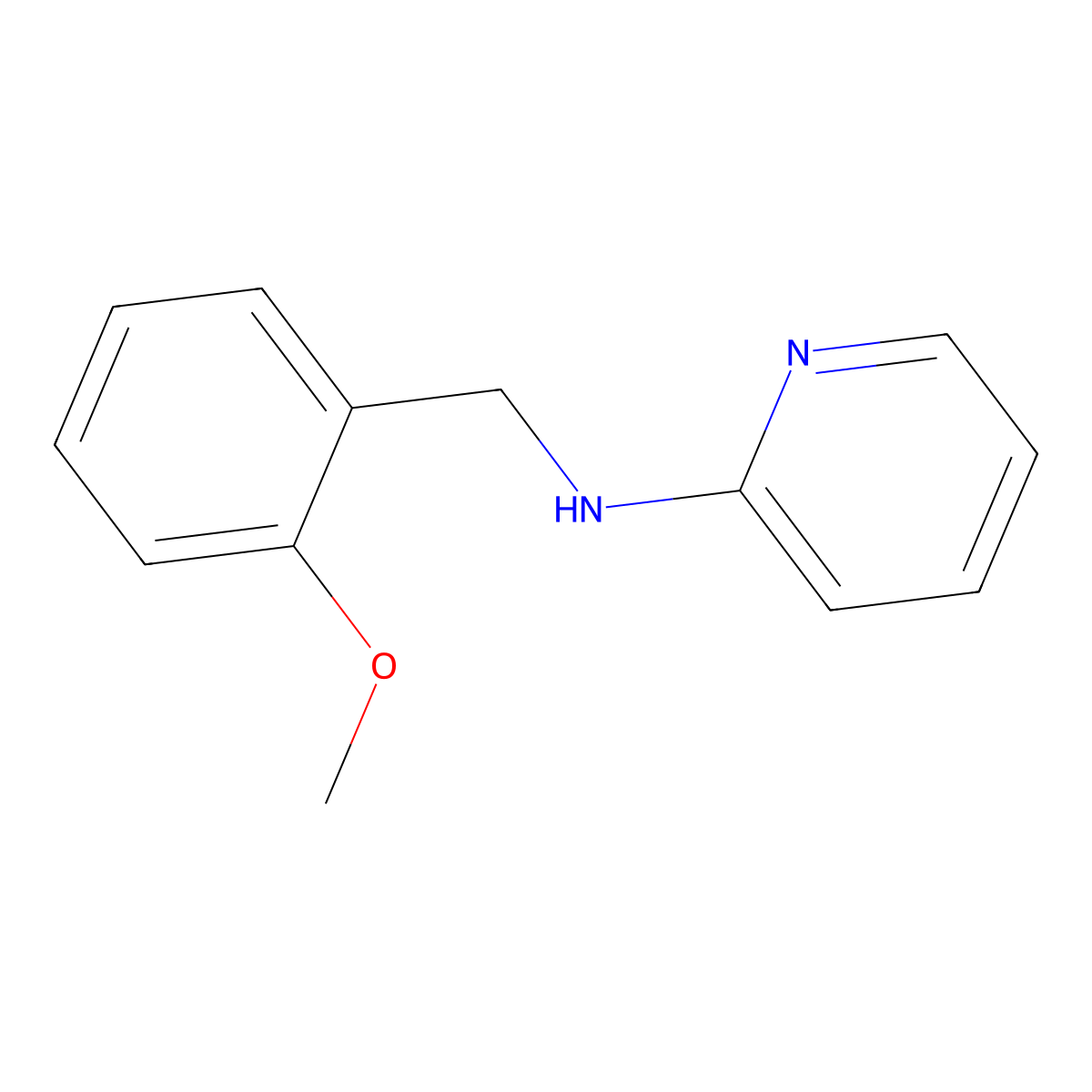 N-(2-Methoxybenzyl)pyridin-2-amine molecular structure, CAS 856855-87-3