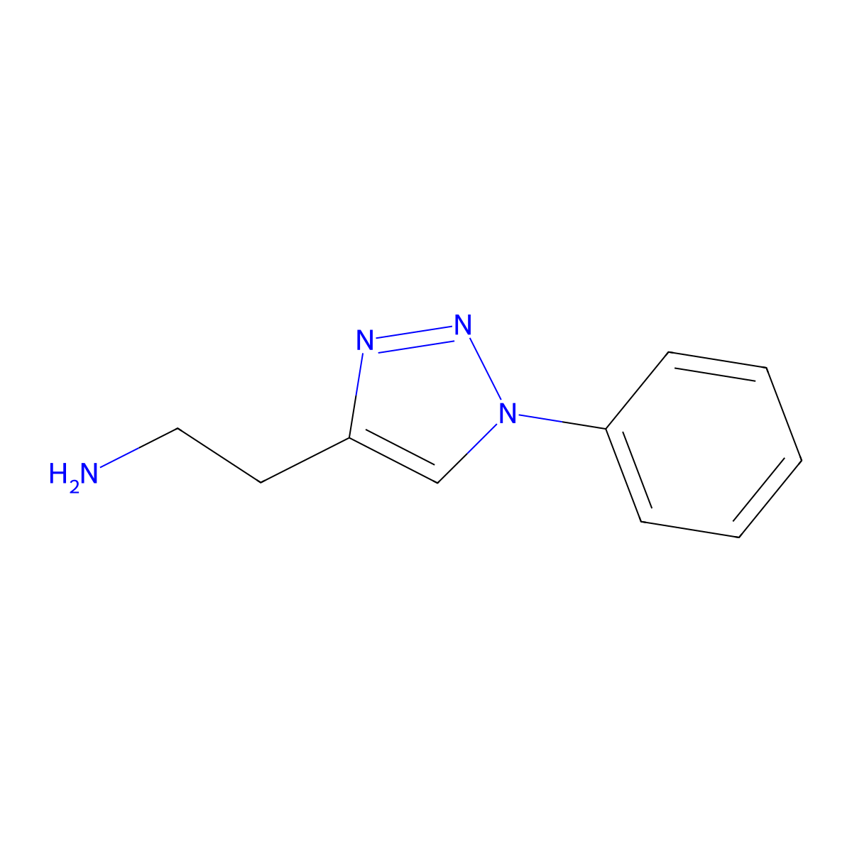 2-(1-Phenyl-1h-1,2,3-triazol-4-yl)ethan-1-amine molecular structure, CAS 856861-67-1