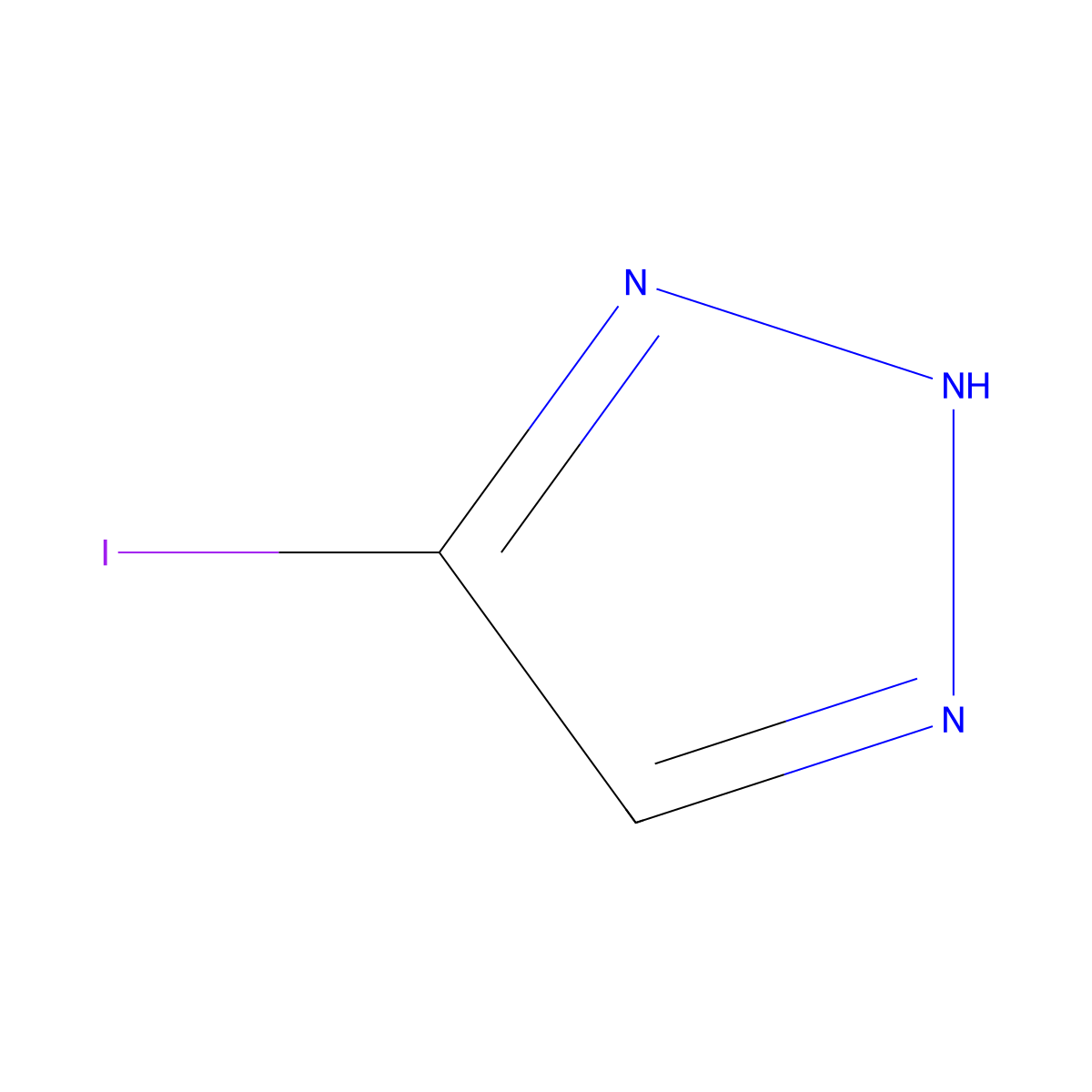 5-Iodo-1,2,3-triazole molecular structure, CAS 856861-75-1