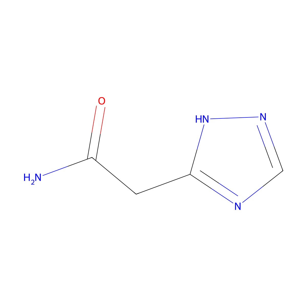 2-(1H-1,2,4-triazol-3-yl)acetamide molecular structure, CAS 856863-17-7