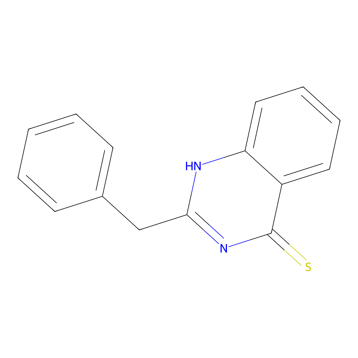 2-Benzyl-4-quinazolinethiol molecular structure, CAS 85690-42-2