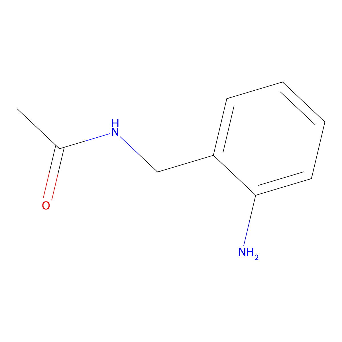 n-(2-Aminobenzyl)acetamide molecular structure, CAS 85690-51-3