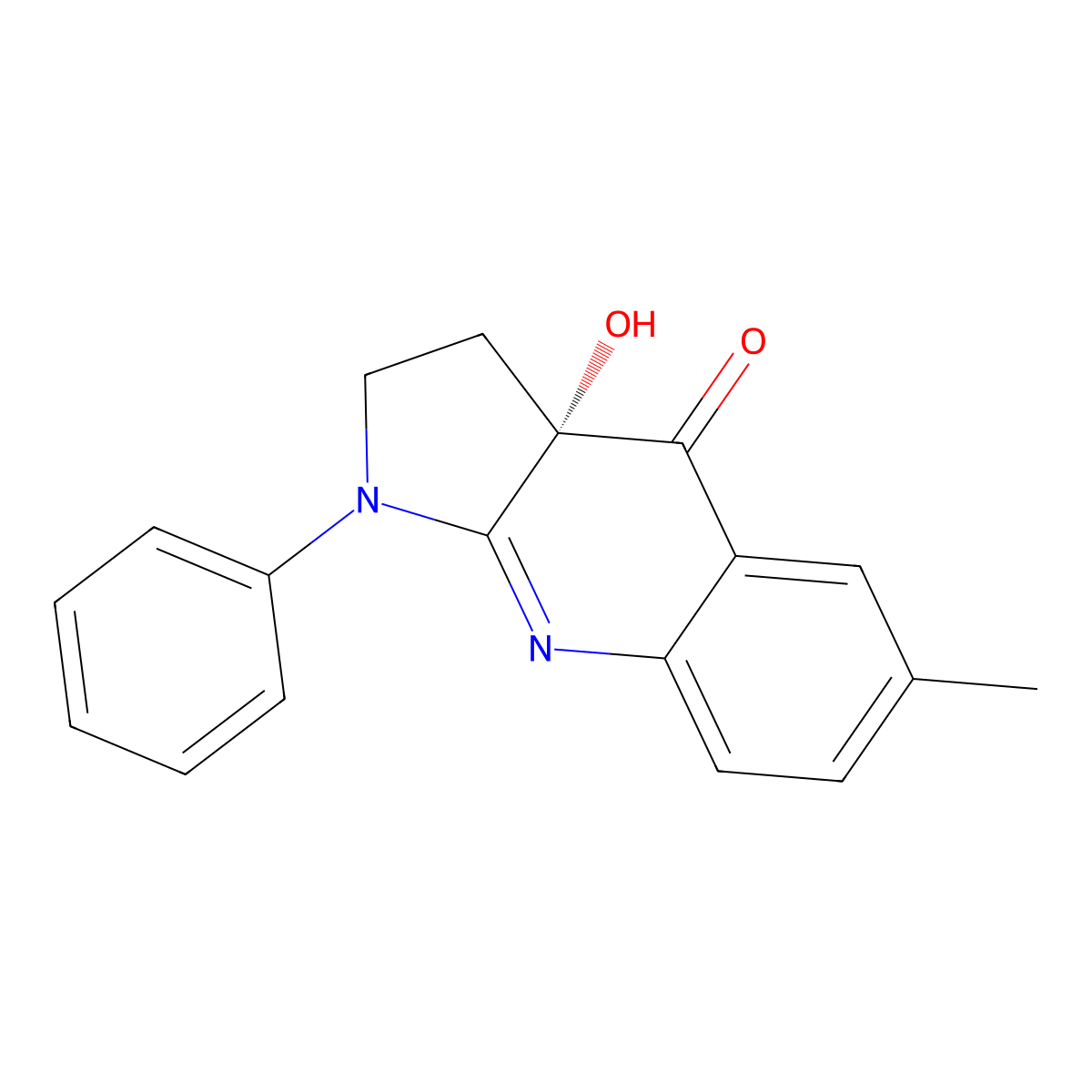 (S)-blebbistatin molecular structure, CAS 856925-71-8