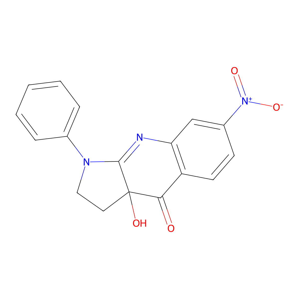 S-(-)-7-Desmethyl-8-nitro Blebbistatin molecular structure, CAS 856925-75-2