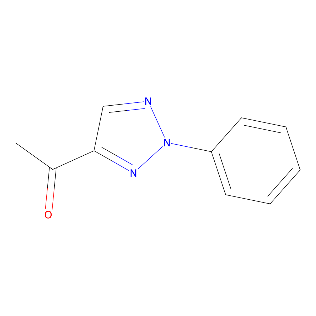 1-(2-phenyl-2H-1,2,3-triazol-4-yl)ethan-1-one molecular structure, CAS 85693-09-0