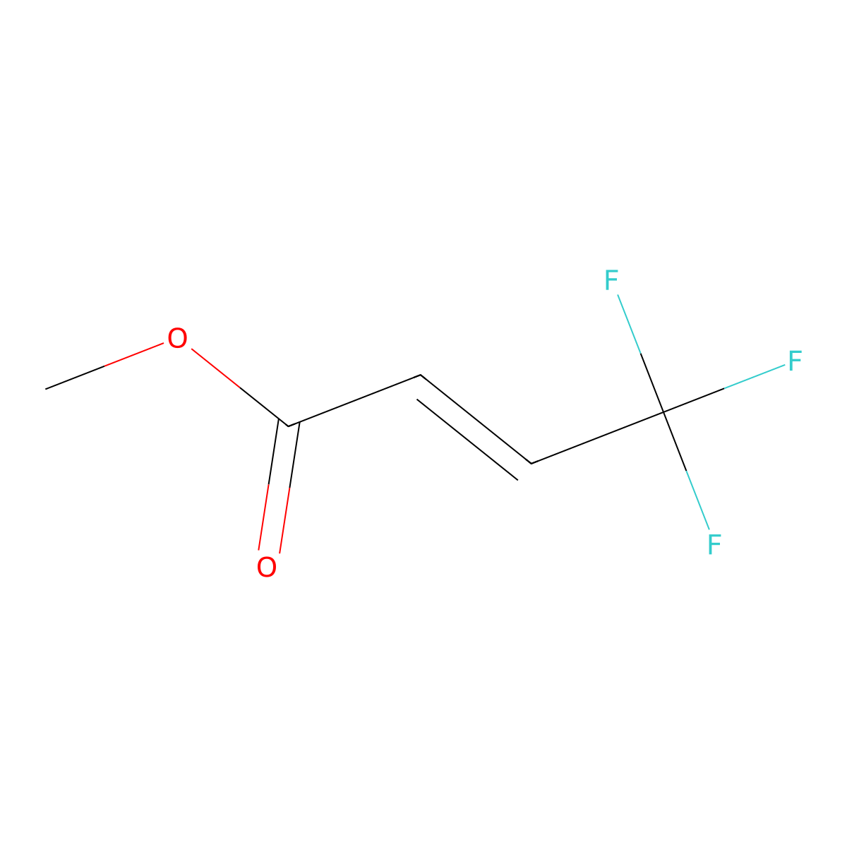 Methyl 4,4,4-trifluorocrotonate molecular structure, CAS 85694-31-1