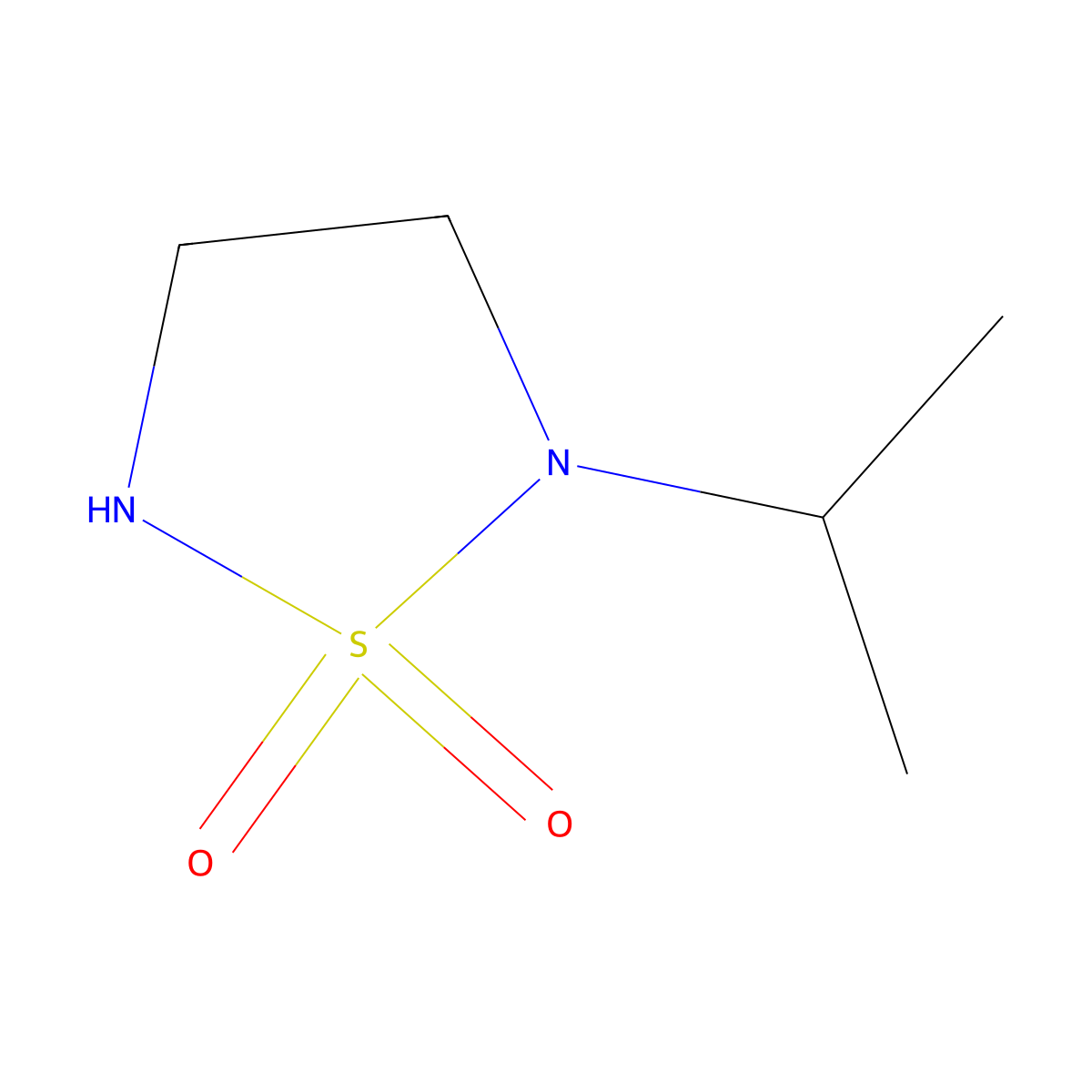 2-Isopropyl-1,2,5-thiadiazolidine 1,1-dioxide molecular structure, CAS 85694-52-6