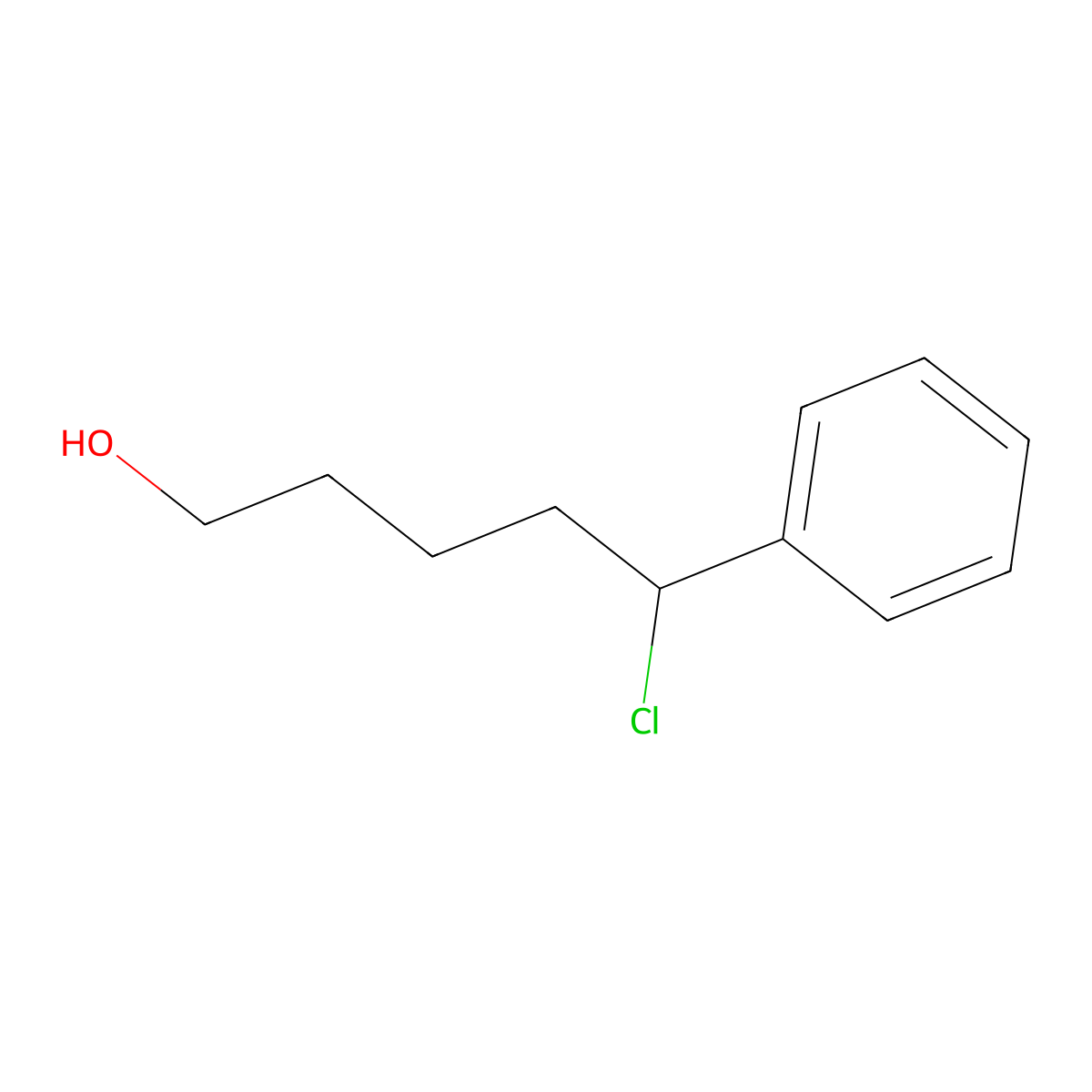 5-Chloro-5-phenylpentan-1-ol molecular structure, CAS 85696-67-9