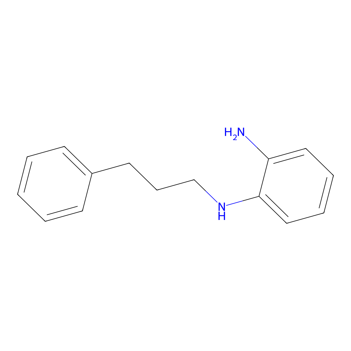 1-N-(3-phenylpropyl)benzene-1,2-diamine molecular structure, CAS 856997-25-6