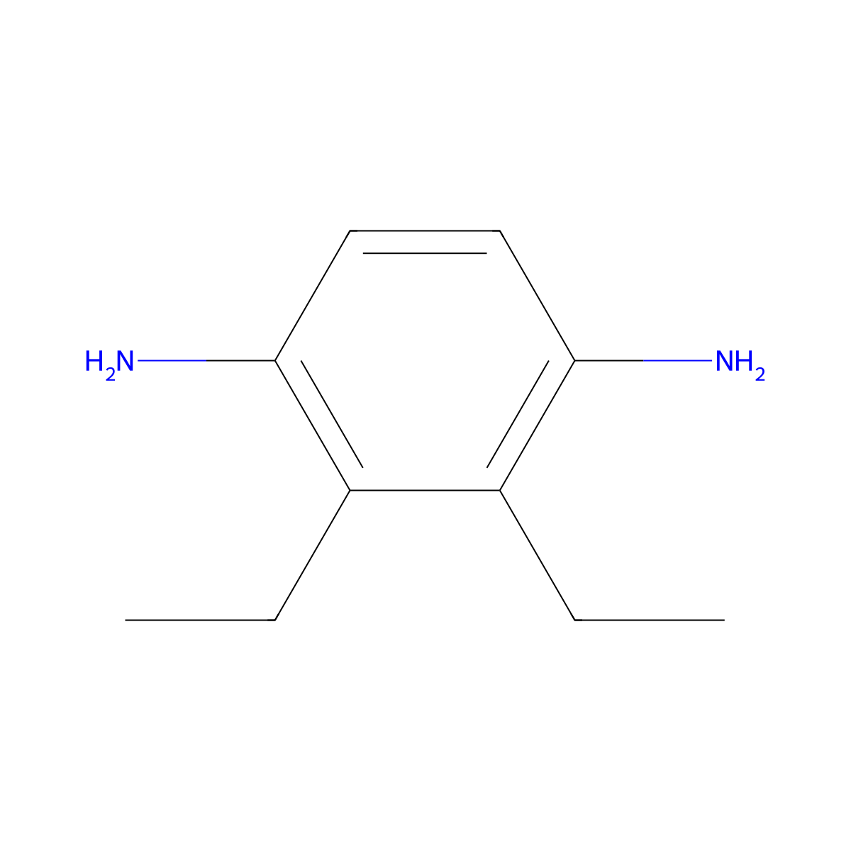2,3-Diethylbenzene-1,4-diamine molecular structure, CAS 856997-38-1