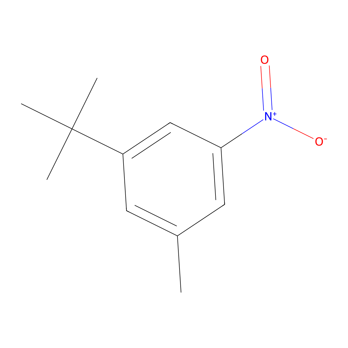 1-Tert-butyl-3-methyl-5-nitrobenzene molecular structure, CAS 857000-67-0