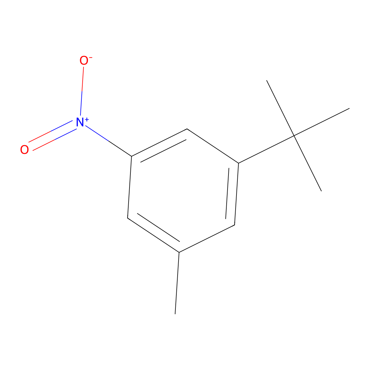 1-Tert-butyl-3-methyl-5-nitrobenzene molecular structure, CAS 857000-67-0