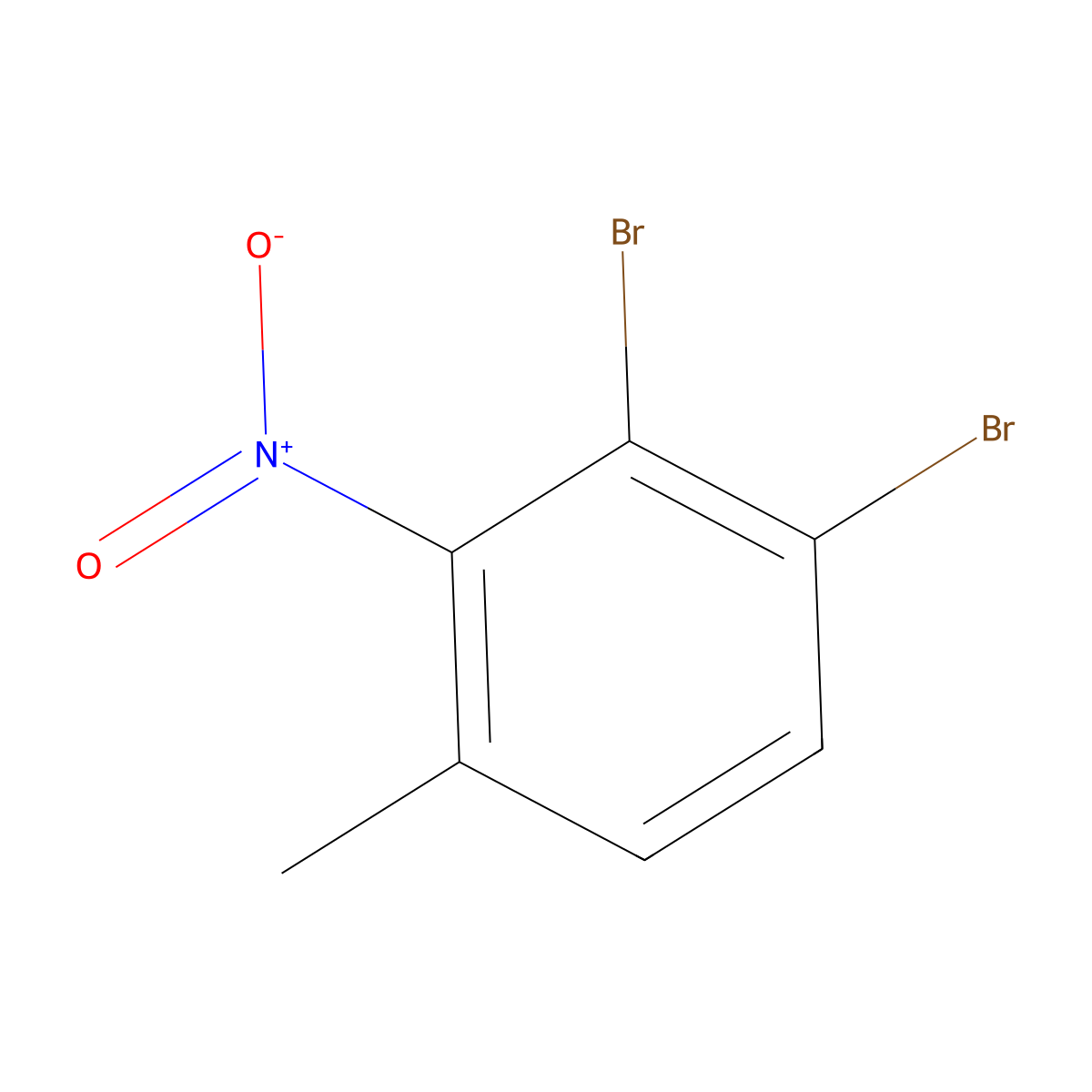 1,2-Dibromo-4-methyl-3-nitrobenzene molecular structure, CAS 857001-24-2