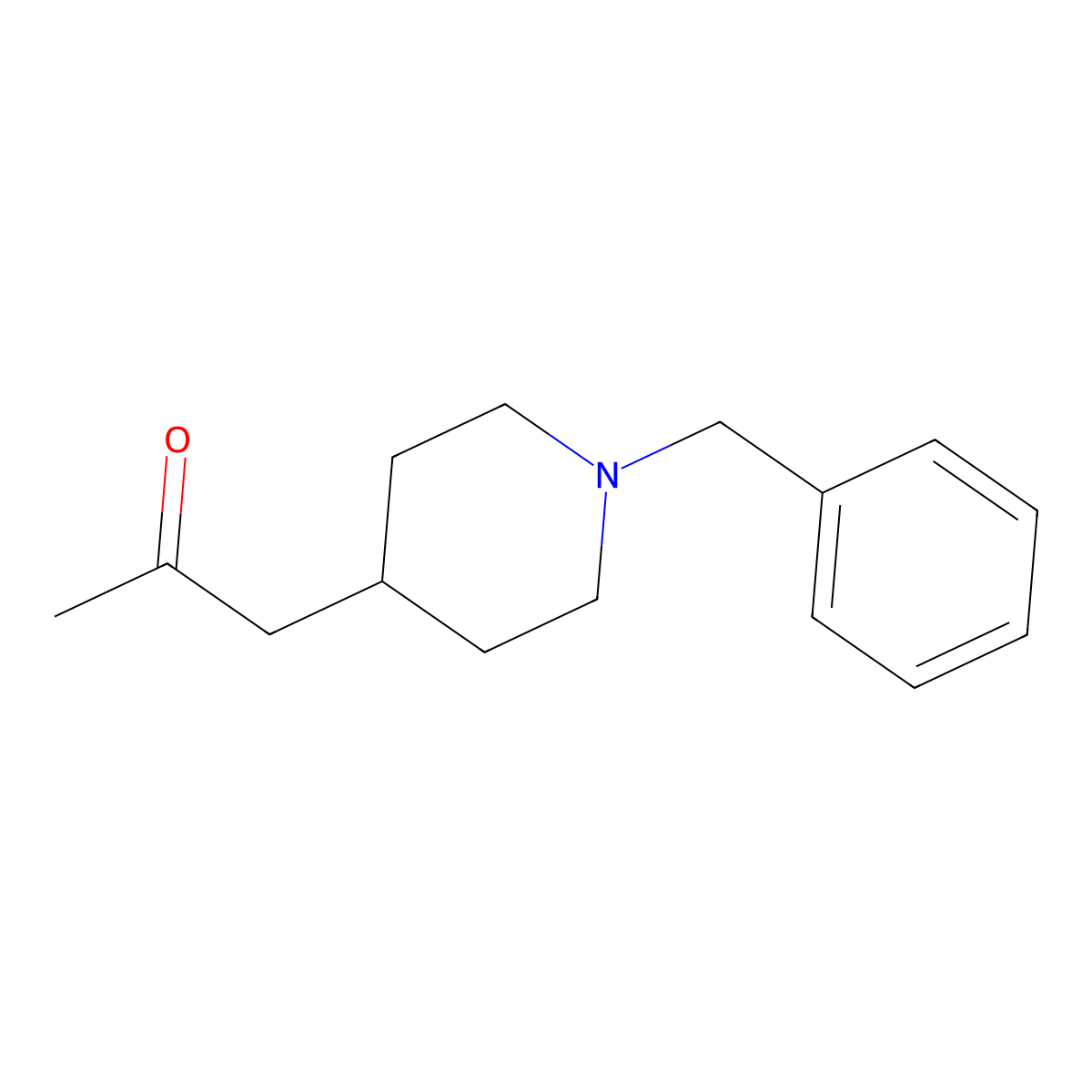 1-(1-Benzylpiperidin-4-yl)propan-2-one molecular structure, CAS 85704-16-1