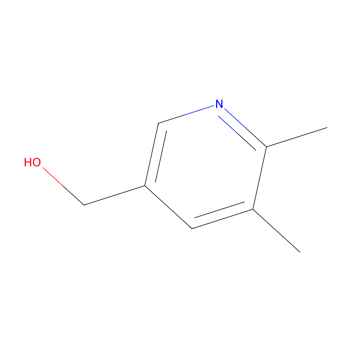 (5,6-Dimethylpyridin-3-yl)methanol molecular structure, CAS 857146-29-3