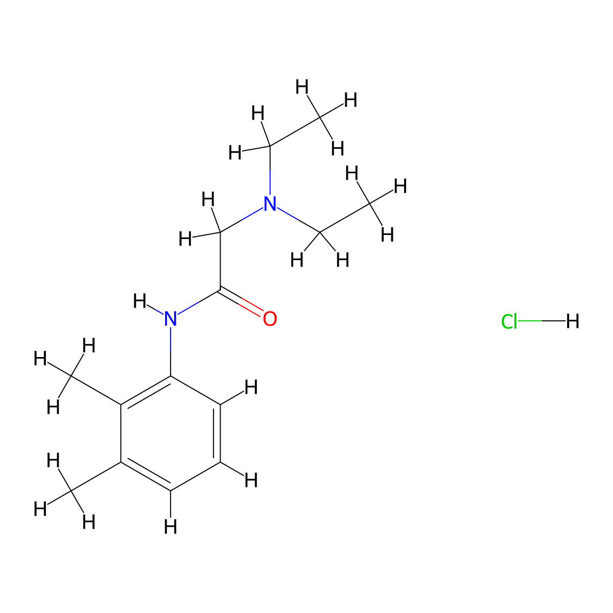 2-(Diethylamino)-N-(2,3-dimethylphenyl)acetamide Hydrochloride molecular structure, CAS 857170-72-0