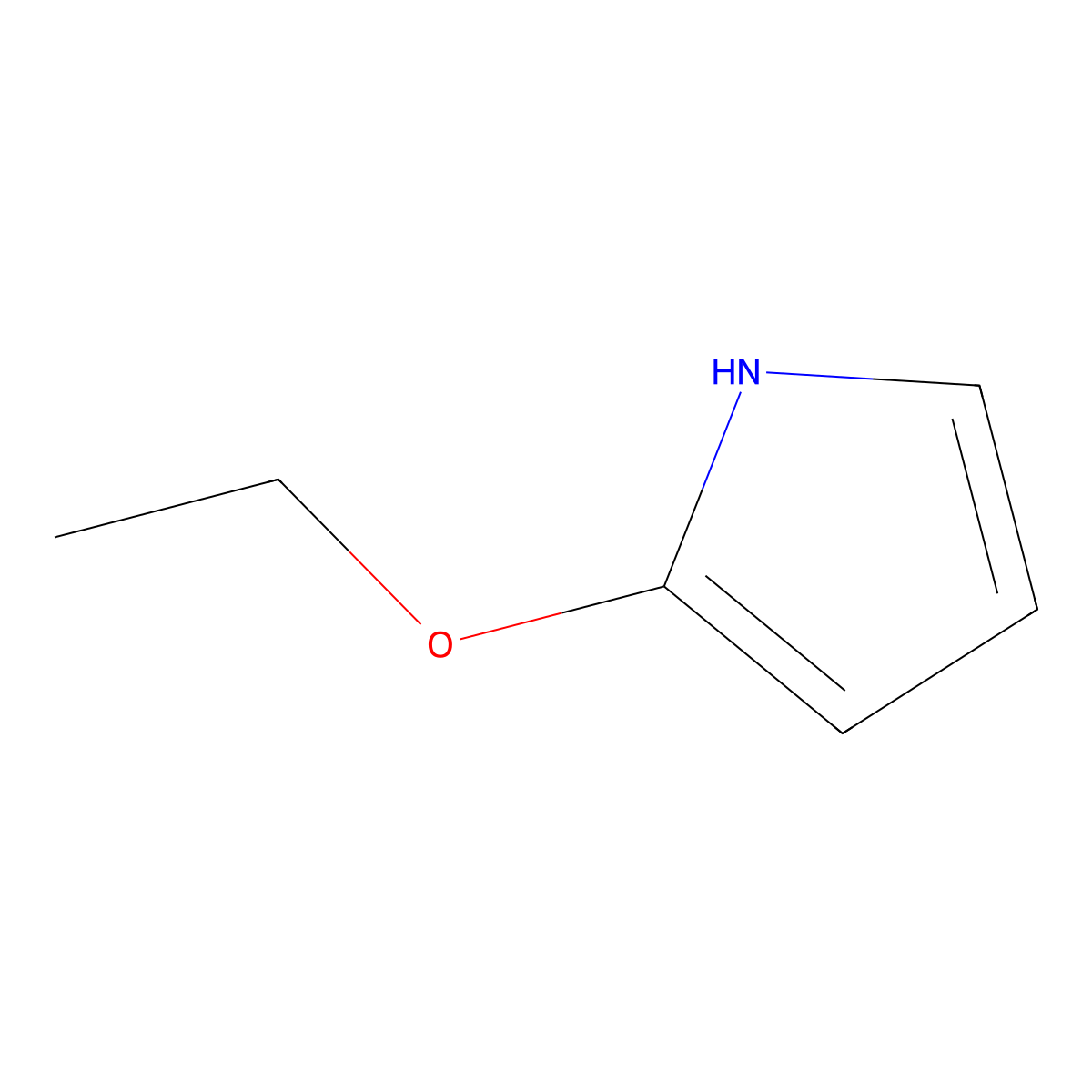2-ethoxy-1H-pyrrole molecular structure, CAS 857201-03-7