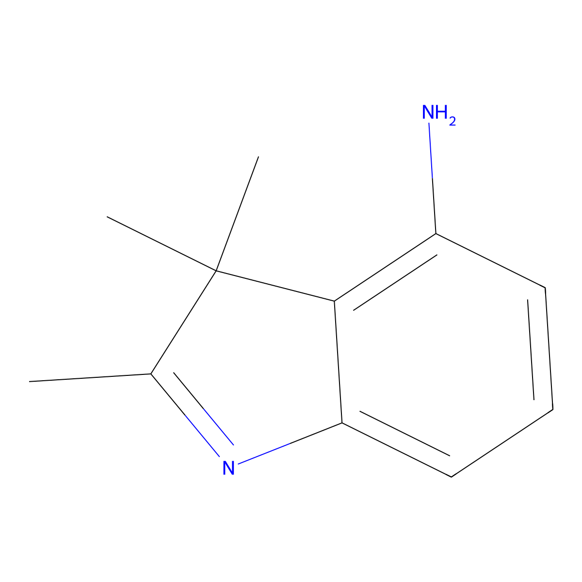 2,3,3-Trimethyl-3H-indol-4-amine molecular structure, CAS 857223-24-6
