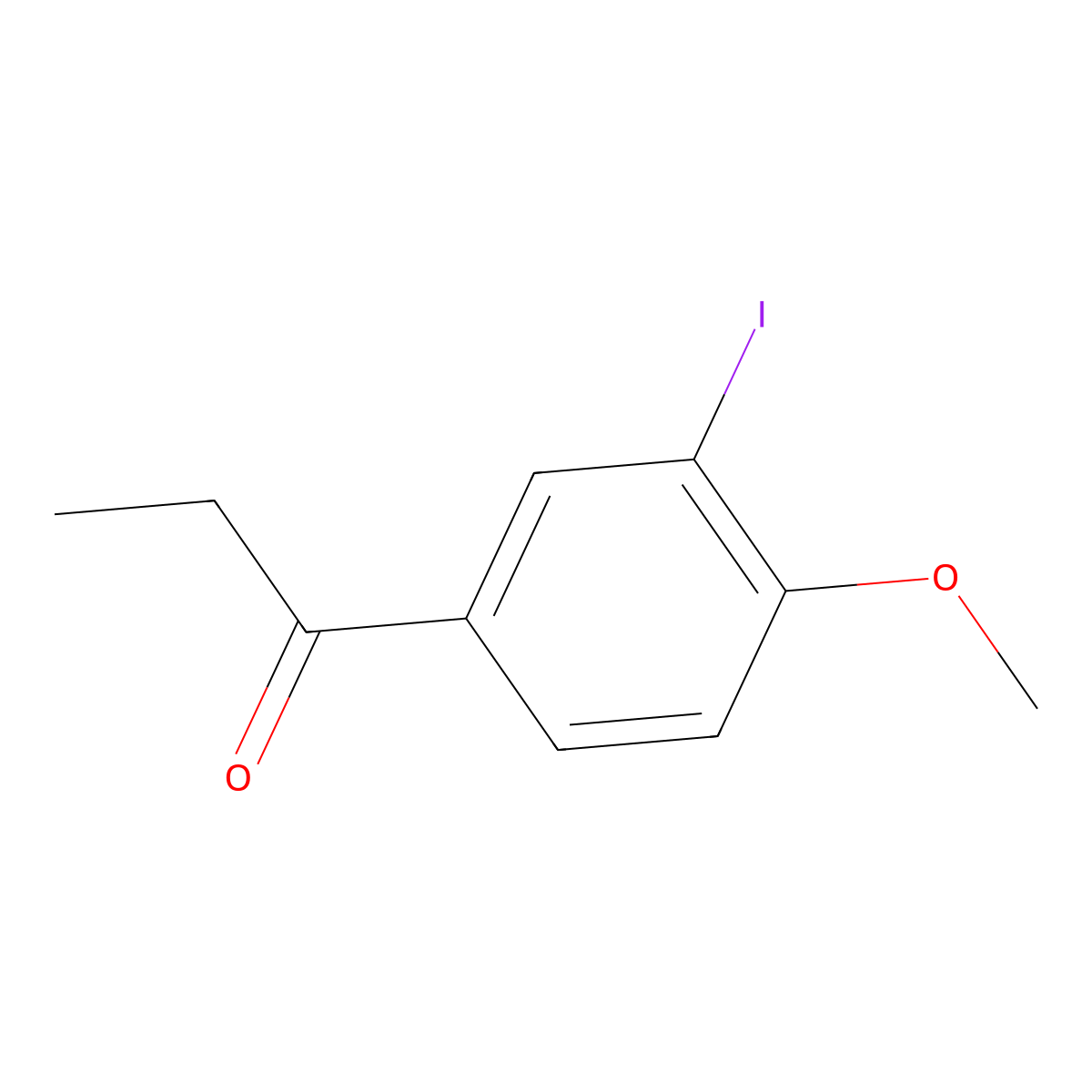 1-(3-Iodo-4-methoxyphenyl)propan-1-one molecular structure, CAS 857224-59-0