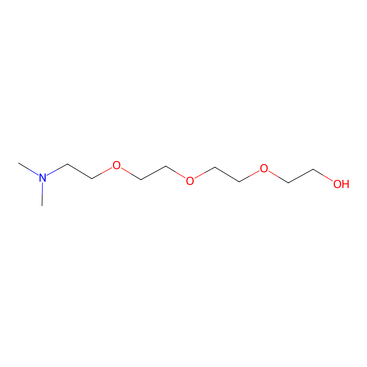 2-(2-{2-[2-(Dimethylamino)ethoxy]ethoxy}ethoxy)ethan-1-ol molecular structure, CAS 85725-29-7