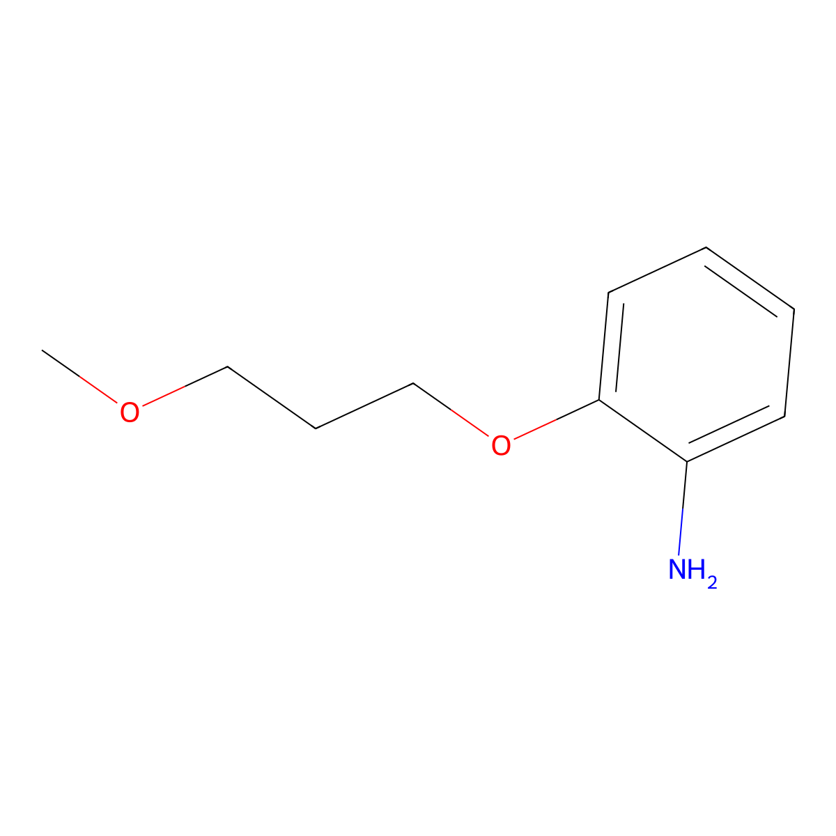 2-(3-Methoxypropoxy)aniline molecular structure, CAS 857272-07-2