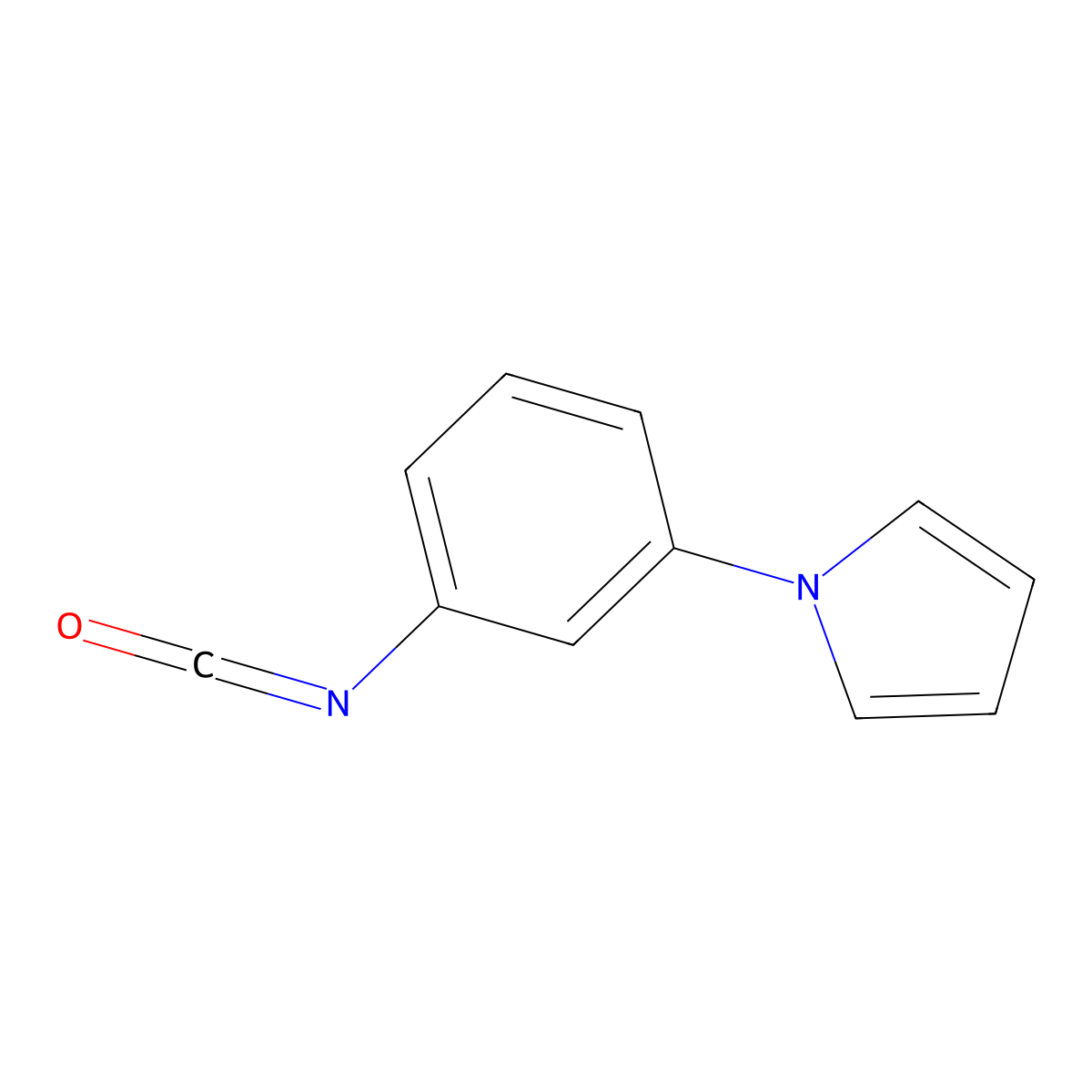1-(3-Isocyanatophenyl)-1H-pyrrole molecular structure, CAS 857283-59-1