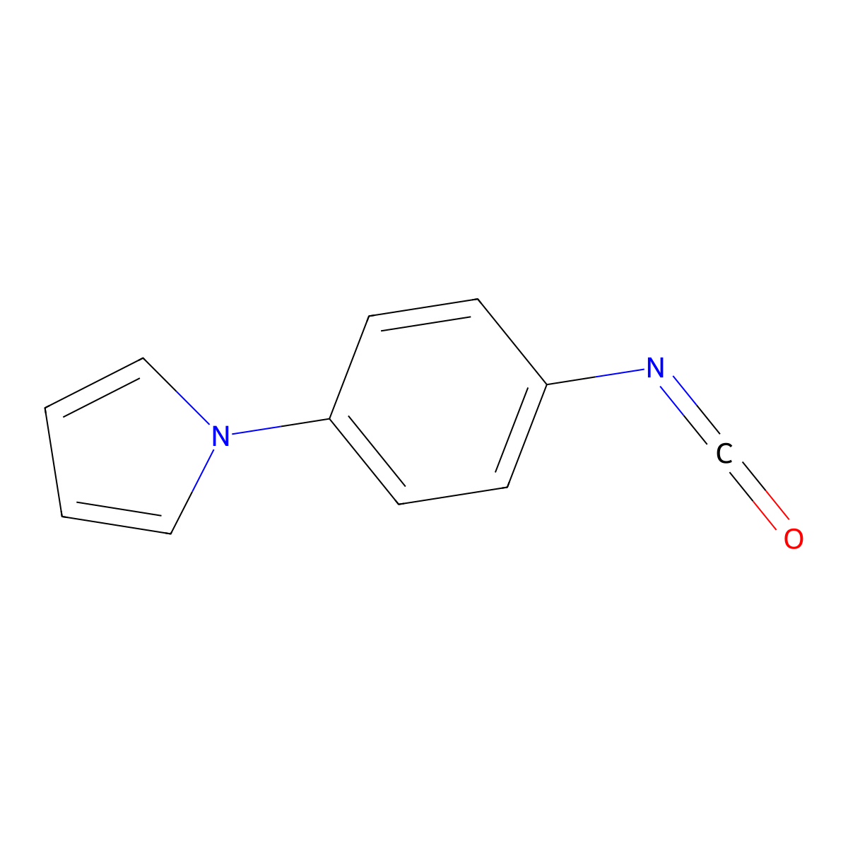 1-(4-Isocyanatophenyl)-1H-pyrrole molecular structure, CAS 857283-60-4