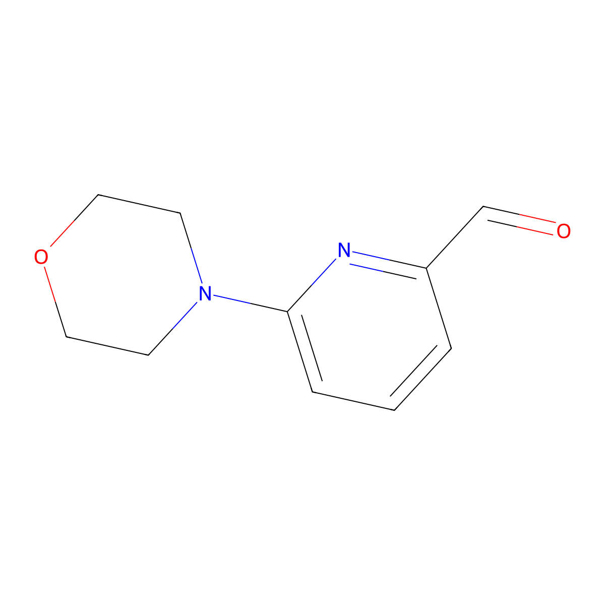 6-(Morpholin-4-yl)pyridine-2-carboxaldehyde molecular structure, CAS 857283-88-6