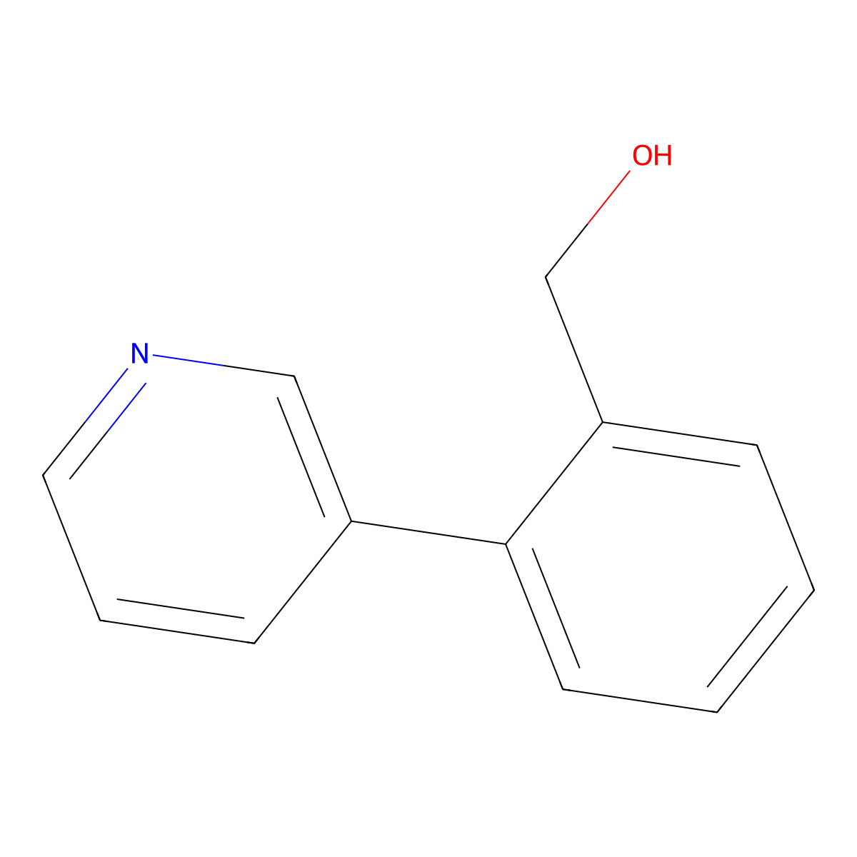 (2-Pyrid-3-ylphenyl)methanol molecular structure, CAS 857284-03-8