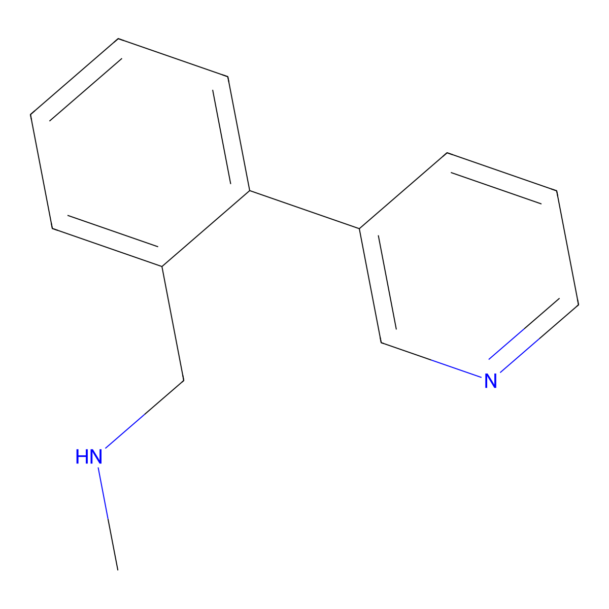 N-Methyl-N-(2-pyridin-3-ylbenzyl)amine molecular structure, CAS 857284-05-0