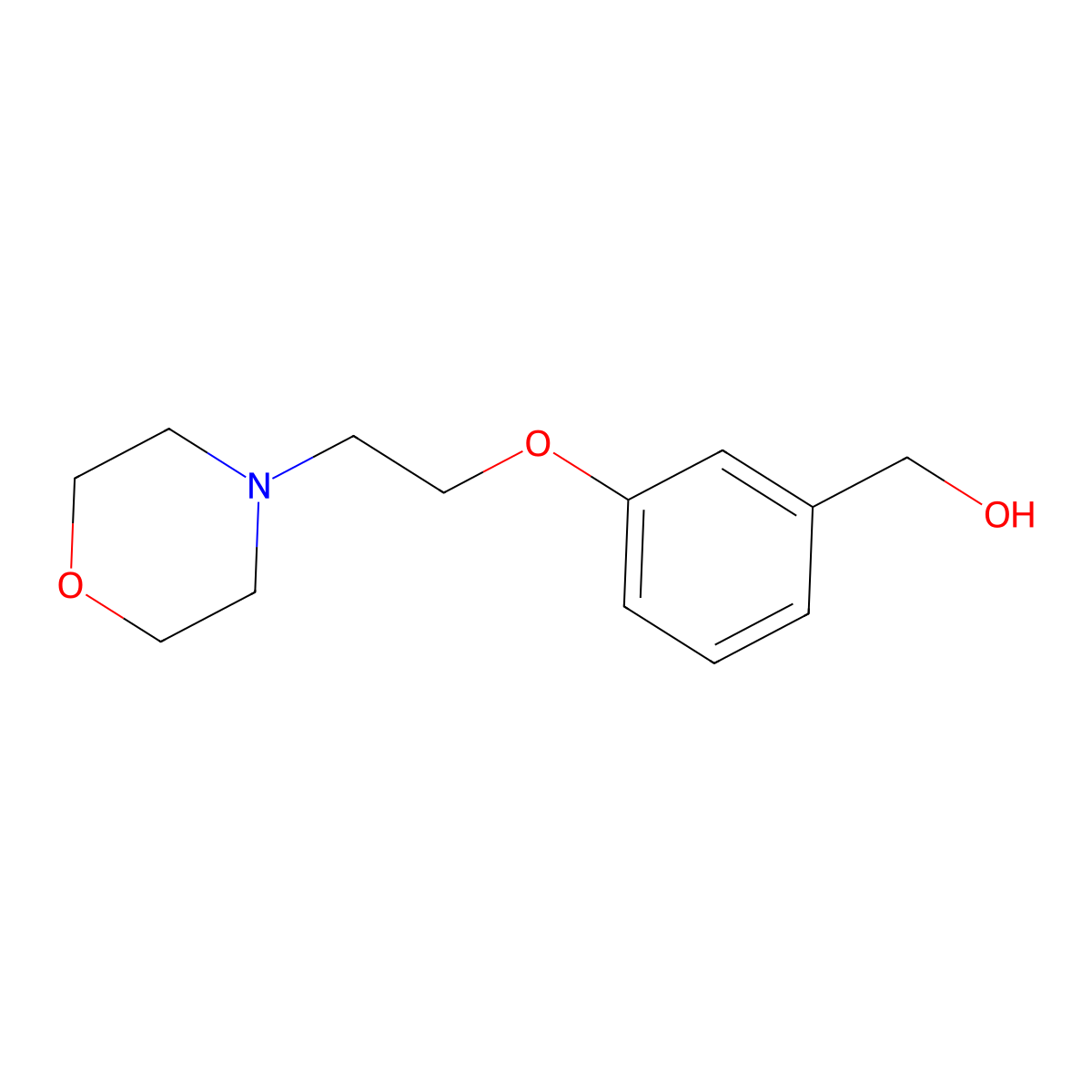 [3-(2-Morpholinoethoxy)phenyl]methanol molecular structure, CAS 857284-07-2
