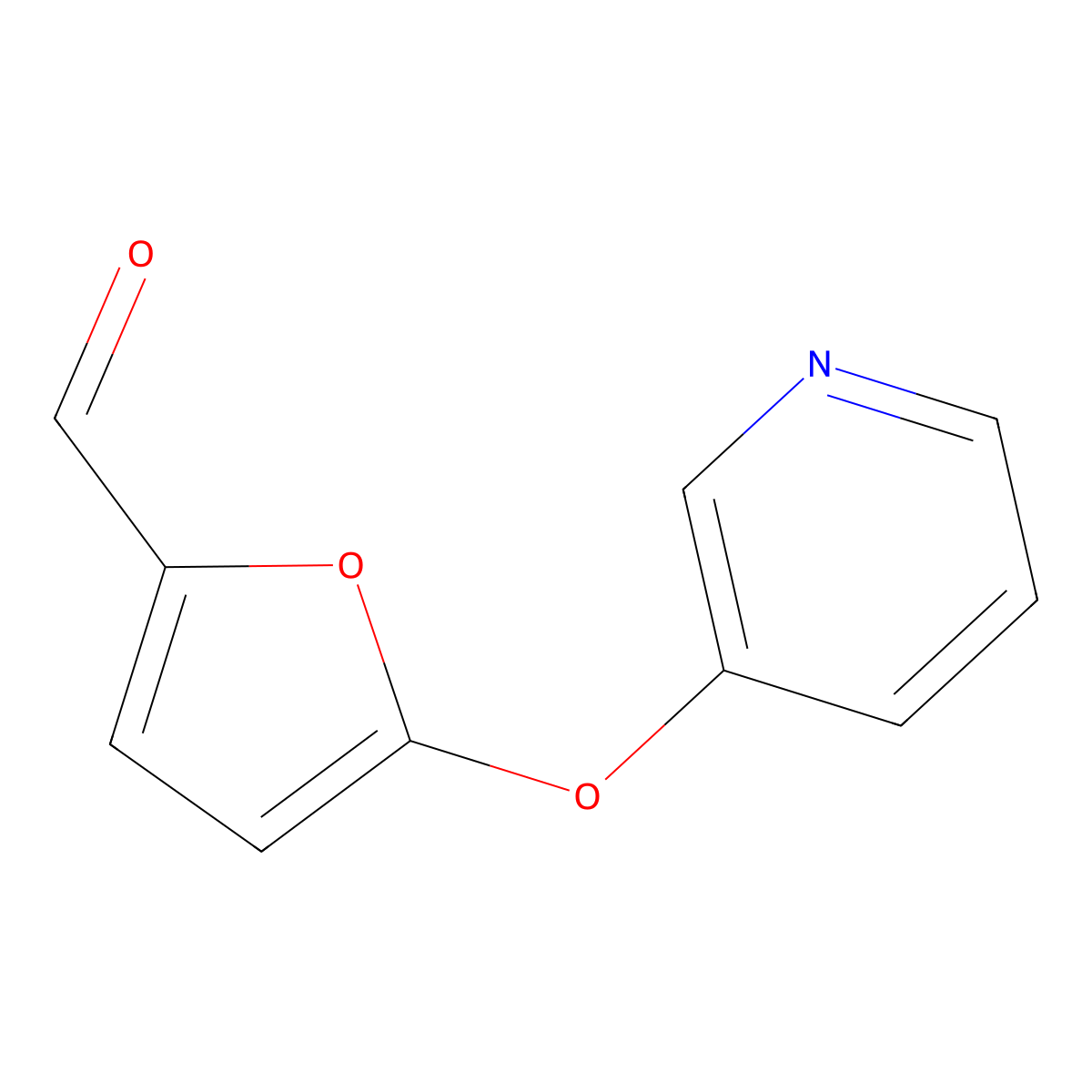 5-(Pyrid-3-yloxy)-2-furaldehyde molecular structure, CAS 857284-14-1