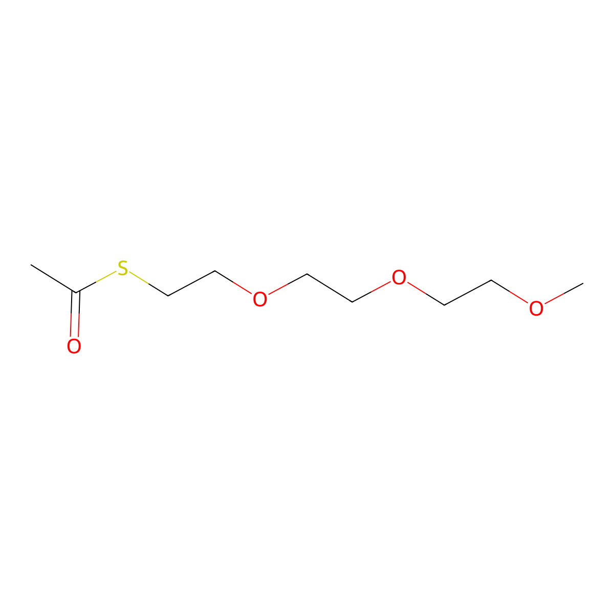 m-PEG3-S-Acetyl molecular structure, CAS 857284-78-7