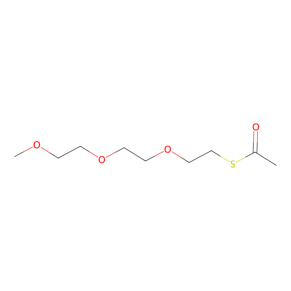m-PEG3-S-Acetyl molecular structure, CAS 857284-78-7