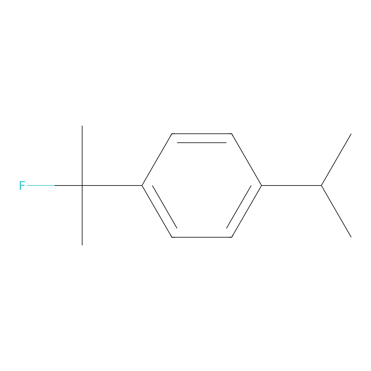 1-(2-Fluoropropan-2-yl)-4-(propan-2-yl)benzene molecular structure, CAS 857293-83-5