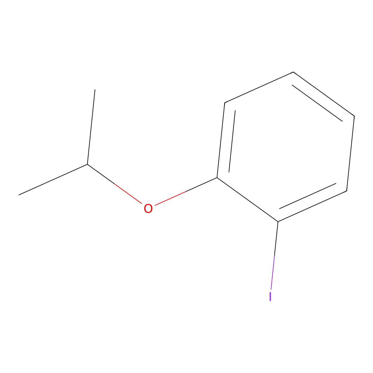 1-Iodo-2-(propan-2-yloxy)benzene molecular structure, CAS 857335-90-1
