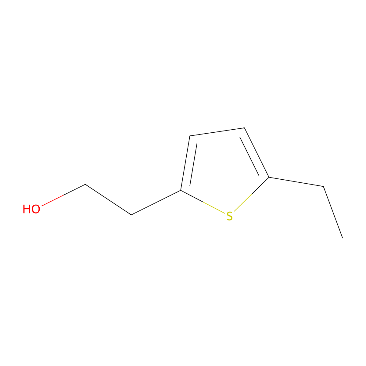 2-(5-Ethylthiophen-2-yl)ethanol molecular structure, CAS 857362-67-5