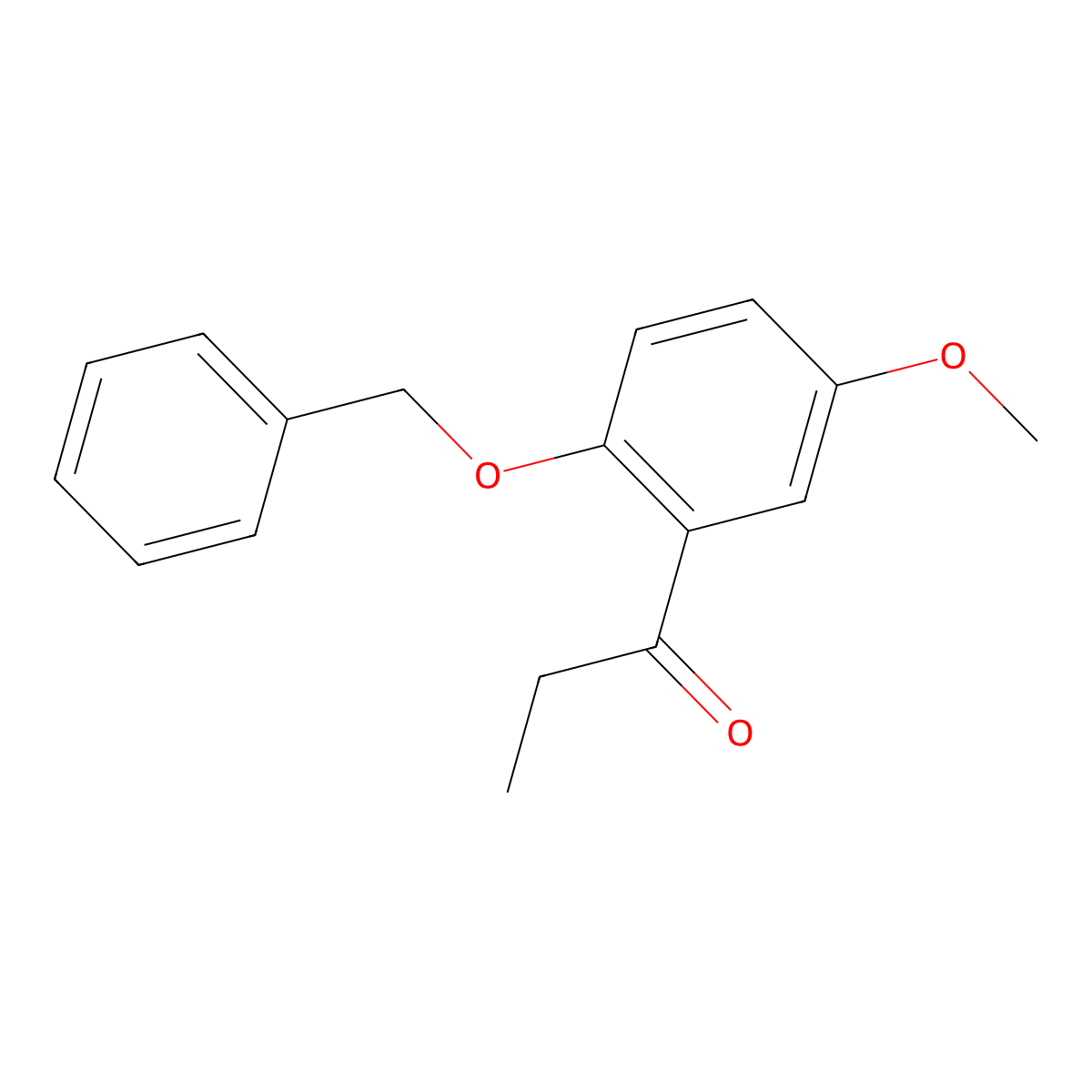 1-[5-Methoxy-2-(phenylmethoxy)phenyl]-1-propanone molecular structure, CAS 857390-60-4
