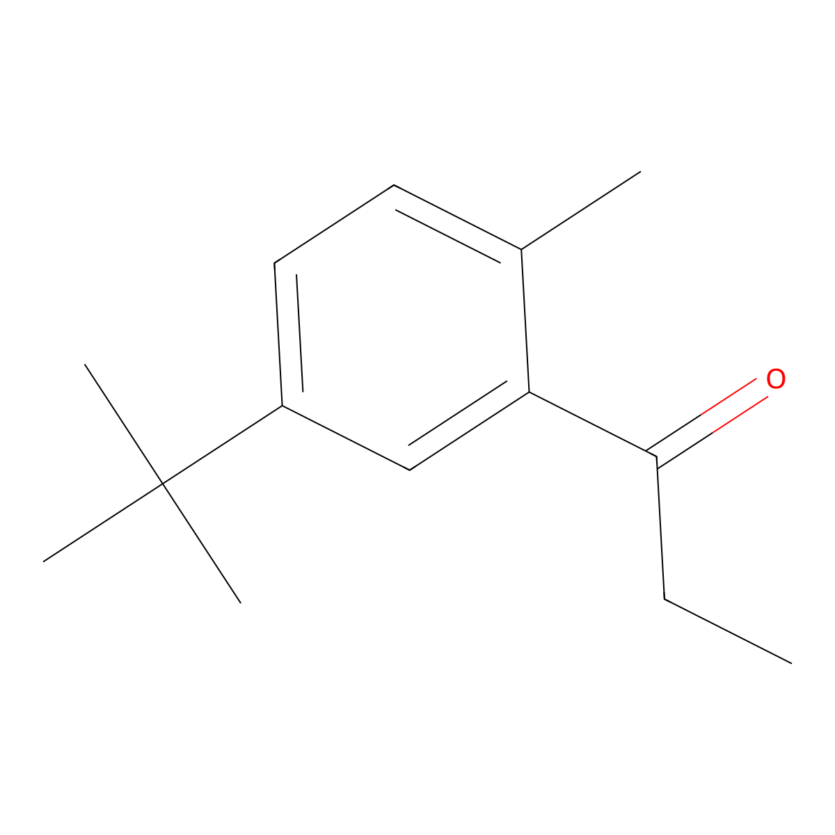 1-[5-(1,1-Dimethylethyl)-2-methylphenyl]-1-propanone molecular structure, CAS 857391-50-5