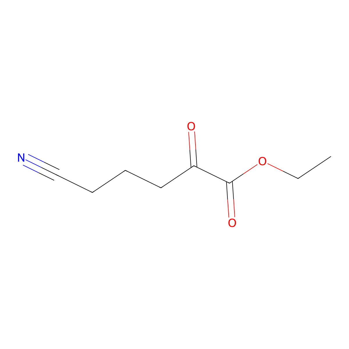 Ethyl 5-cyano-2-oxovalerate molecular structure, CAS 857431-56-2