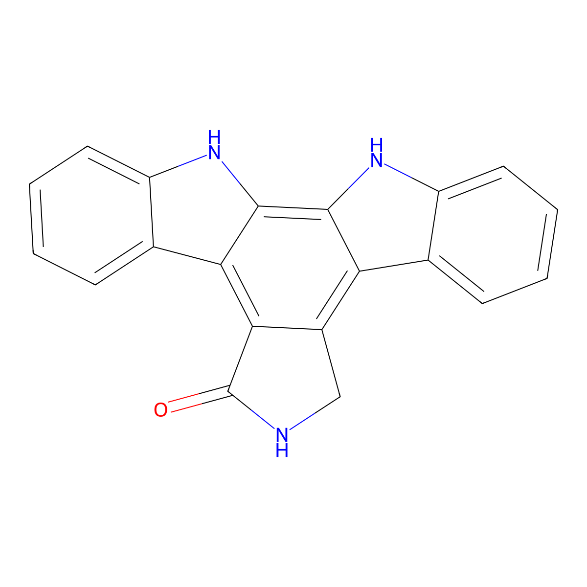 K-252C molecular structure, CAS 85753-43-1