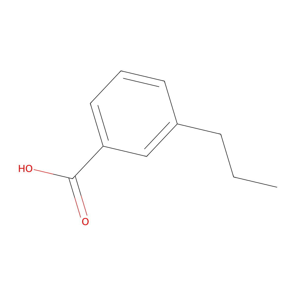 3-Propylbenzoic acid molecular structure, CAS 857539-83-4