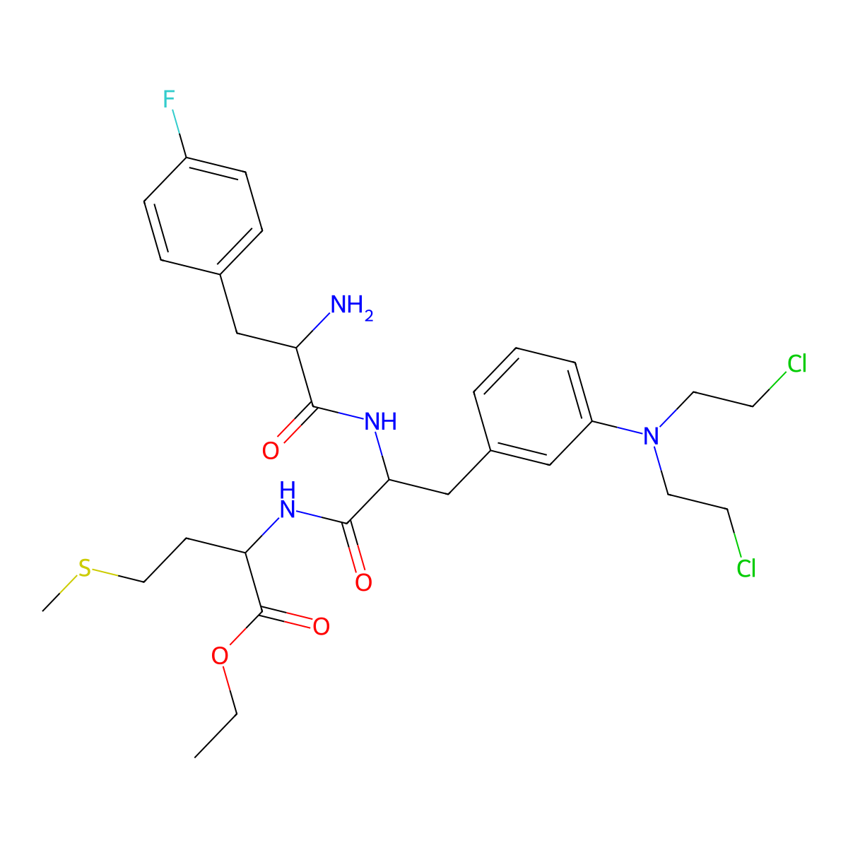 Ambamustine molecular structure, CAS 85754-59-2