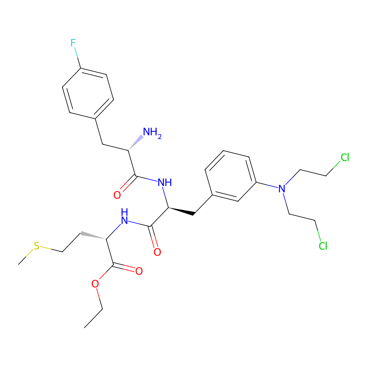 Ambamustine molecular structure, CAS 85754-59-2