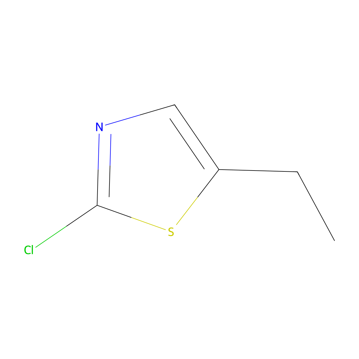2-Chloro-5-ethylthiazole molecular structure, CAS 857549-84-9