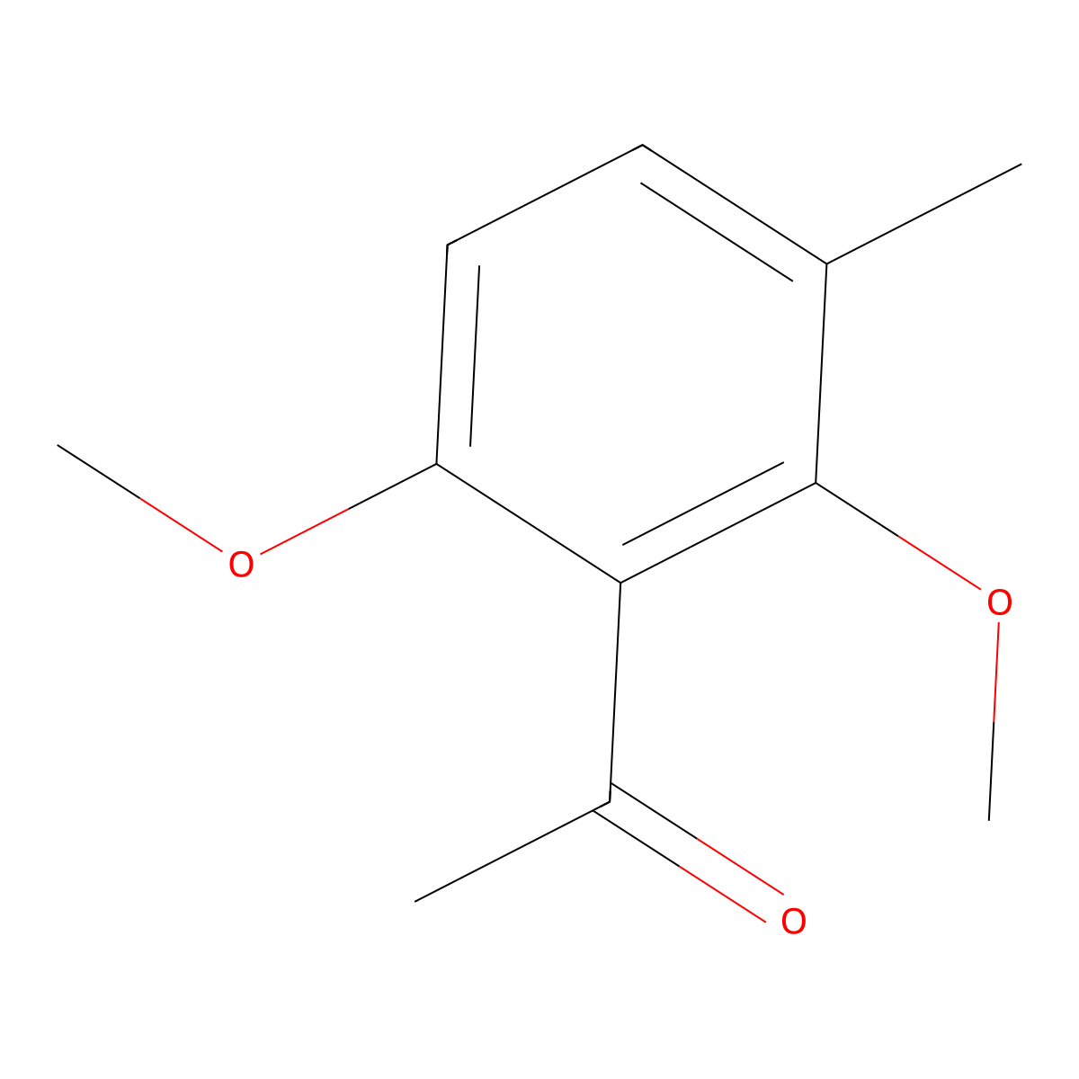 1-(2,6-Dimethoxy-3-methylphenyl)ethan-1-one molecular structure, CAS 857565-00-5