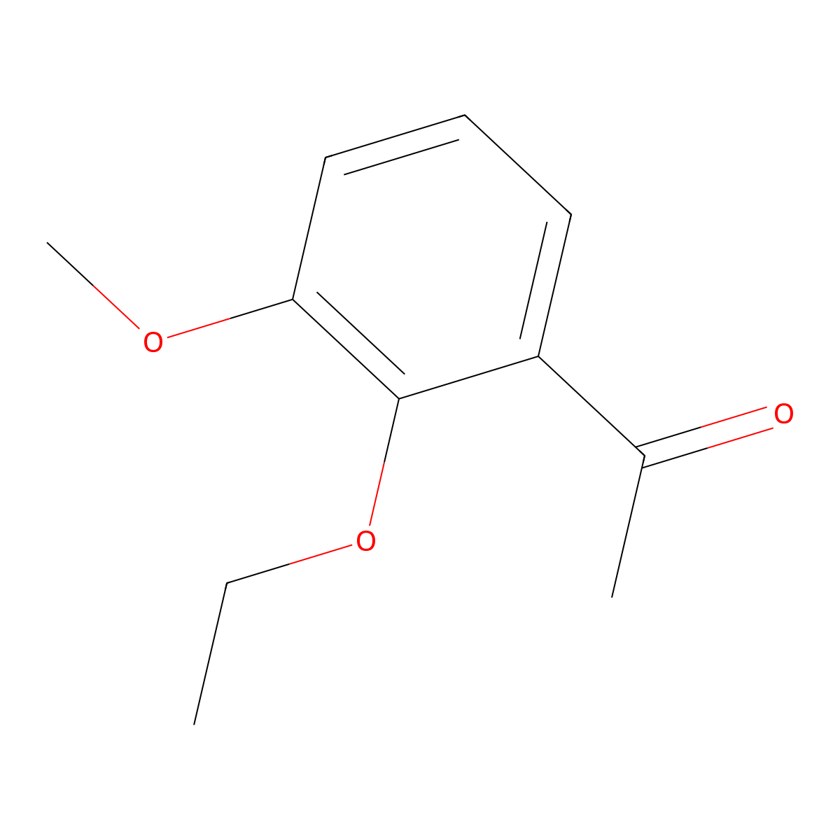 1-(2-Ethoxy-3-methoxyphenyl)ethan-1-one molecular structure, CAS 857566-10-0